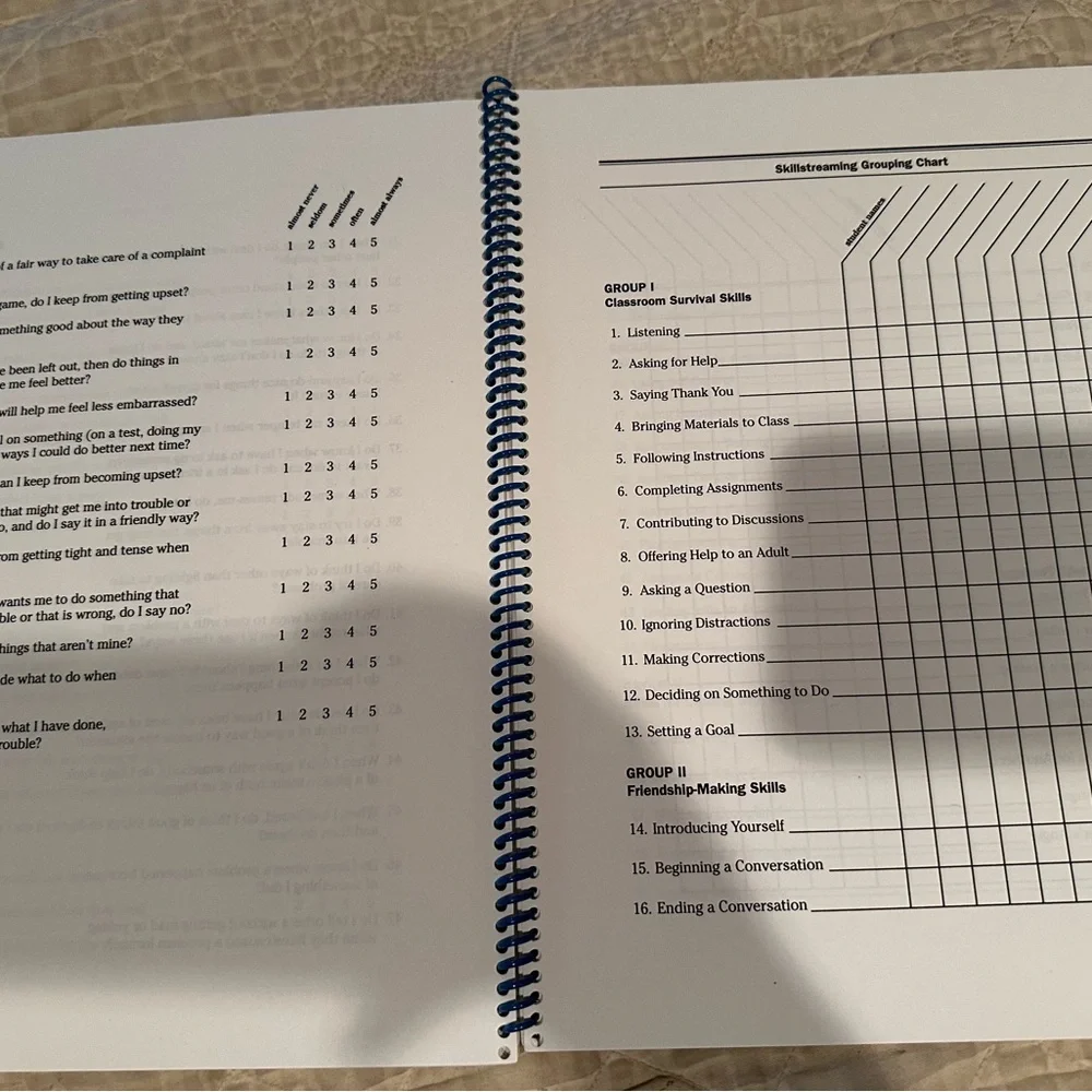 Skillstreaming- Program Forms Book - Picture 6 of 10